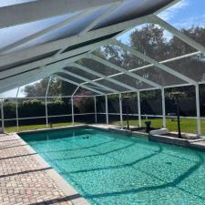 Pool Cage Soft Wash in Polk City, FL 0