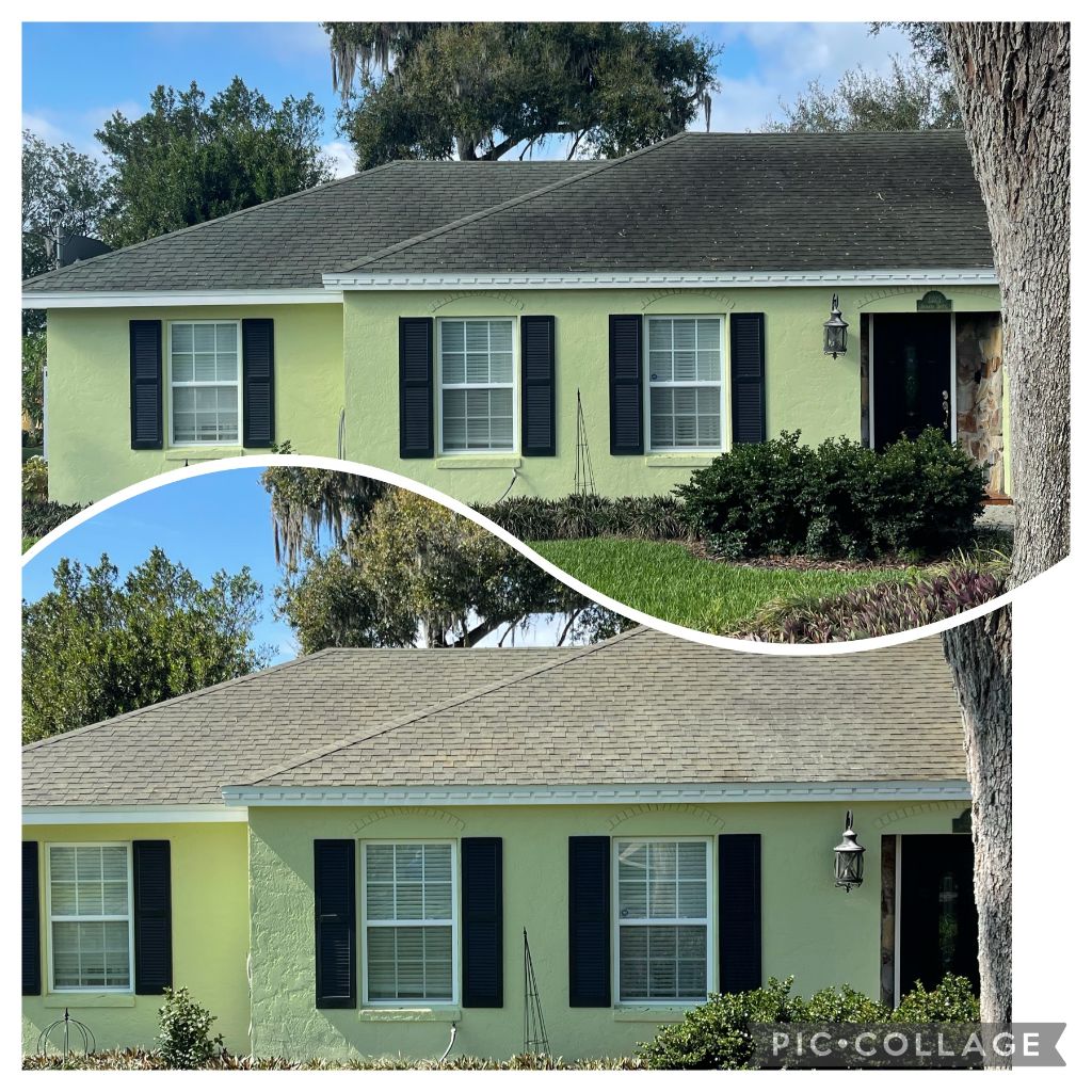 Softwash roof cleaning winter haven fl